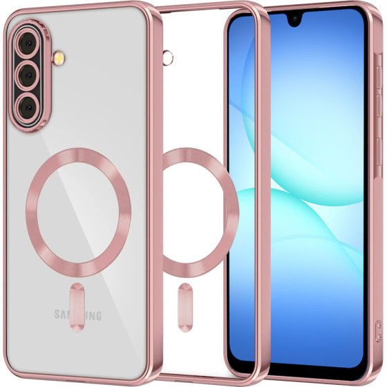 Techsuit - Luxury Crystal Magsafe - Samsung Galaxy A17 5G / A17 4G - Pink