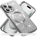 Techsuit - Luxury Glitter Magsafe - Samsung Galaxy A17 5G / A17 4G - Silver