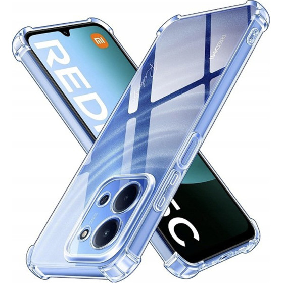 Techsuit - Shockproof Clear Silicone - Xiaomi Redmi 15C 4G / Redmi 15C 5G - Clear