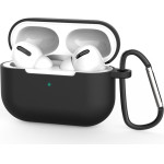 Techsuit - Silicone Case - For Airpods Pro 3, Smooth Ultrathin Material - Black