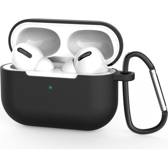 Techsuit - Silicone Case - For Airpods Pro 3, Smooth Ultrathin Material - Black