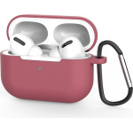 Techsuit - Silicone Case - For Airpods Pro 3, Smooth Ultrathin Material - Bordeaux