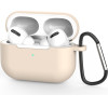Techsuit - Silicone Case - For Airpods Pro 3, Smooth Ultrathin Material - Cream