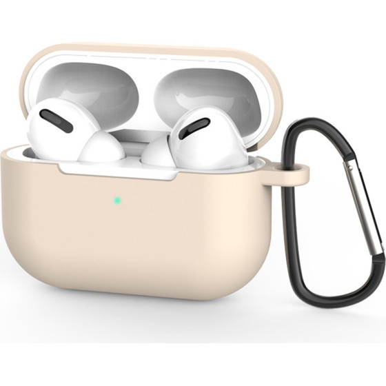 Techsuit - Silicone Case - For Airpods Pro 3, Smooth Ultrathin Material - Cream