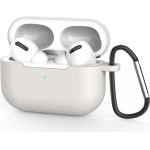 Techsuit - Silicone Case - For Airpods Pro 3, Smooth Ultrathin Material - Light Gray