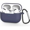 Techsuit - Silicone Case - For Airpods Pro 3, Smooth Ultrathin Material - Navy Blue