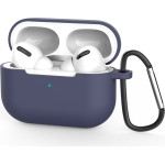 Techsuit - Silicone Case - For Airpods Pro 3, Smooth Ultrathin Material - Navy Blue