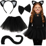 Kruzzel Kitten Costume - Black 4-Piece 26518 - (18505-0)