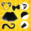 Kruzzel Kitten Costume - Black 4-Piece 26518 - (18505-0)