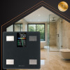 Ruhhy LCD bathroom scale - analytical black 20675 - (18492-0)
