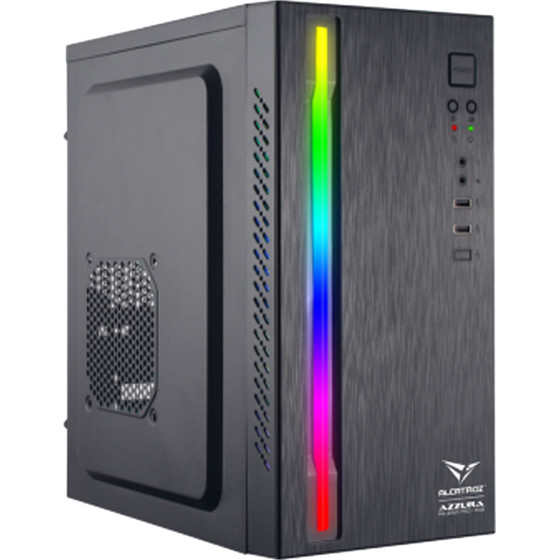 Alcatroz Full Atx Pc Case With Psu Azzura Millenia Pro I Rgb Black Oem - (MILLENIA-PRO-I-RGB-B)