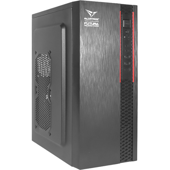 Alcatroz Full Atx Pc Case With Psu Futura Millenia M200 Black Oem - (MILLENIA-M200-B)