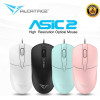 Alcatroz Usb Hr 1600 Cpi Optical Mouse Black Oem - (ASIC2-B)