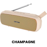 Sonic Gear Bluetooth 5.0 Super Bass Fm Radio Champagne Oem - (P8000CH)
