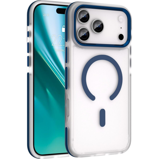 Etteri Icy Mag Case For Iphone 17 Pro Max blue