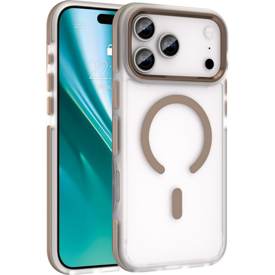 Etteri Icy Mag Case For Iphone 17 Pro Max gold