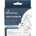 �������� ������� ������ MediaRange (Brother M-K231BZ) 12mm, 8m, Laminated And Permanent Adhesive, Black On White - (MRBMK231)