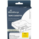 �������� ������� ������ MediaRange (Dymo(R) D1/45808/S0720880) 19mm, 7m, Laminated And Permanent Adhesive, Black On Yellow - (MRDY45808)