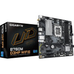 Gigabyte Motherboard - Supports Intel Core 14th Gen CPUs, 4+1+1 Phases Digital VRM, Up To 5600MHz DDR5, 2xPcie 4.0 M.2, Wi-Fi 6, Gbe LAN, Usb 3.2 Gen1 - (B760M D3HP WIFI6)