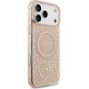 Guess Iml Flowers Electro Pearl Strap Magsafe Case For Iphone 17 Pro Max Pink - (GUHMP17XHCPOFPP)