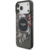 Guess Iml Flowers Pearl Strap Magsafe Case For Iphone 17 Pro Max Black - (GUHMP17XHFWBRCESK)