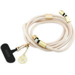 Guess Kabel Cbdy 4G Charm USB-C/USB-C 150cm Bezowy - (GUCCUCNY4GDE)