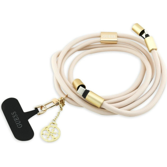 Guess Kabel Cbdy 4G Charm USB-C/USB-C 150cm Bezowy - (GUCCUCNY4GDE)