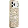 Guess Leopard Glitter Magsafe Case For Iphone 17 Pro Max Brown - (GUHMP17XHLEGTGLW)