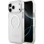 Guess Metal Outline Magsafe Case For Iphone 17 Pro Max Silver - (GUHMP17XHTRMS)