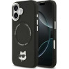 Karl Lagerfeld Choupette Pin Magsafe Case For Iphone 17 Black - (KLHMP17SPSMLRCHK)
