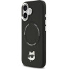 Karl Lagerfeld Choupette Pin Magsafe Case For Iphone 17 Black - (KLHMP17SPSMLRCHK)