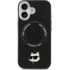 Karl Lagerfeld Choupette Pin Magsafe Case For Iphone 17 Black - (KLHMP17SPSMLRCHK)