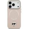 Karl Lagerfeld Choupette Pin Magsafe Case For Iphone 17 Pro Max Pink - (KLHMP17XPSMLRCHP)