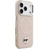 Karl Lagerfeld Choupette Pin Magsafe Case For Iphone 17 Pro Max Pink - (KLHMP17XPSMLRCHP)