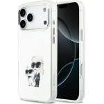 Karl Lagerfeld Iml Aquarelle Karl & Choupette & Logo Magsafe Case For Iphone 17 Pro Max White - (KLHMP17XHMKCAQOH)