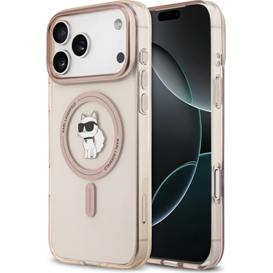 Karl Lagerfeld Iml Choupette Magsafe Case For Iphone 17 Pro Max Pink - (KLHMP17XHFCCNOP)