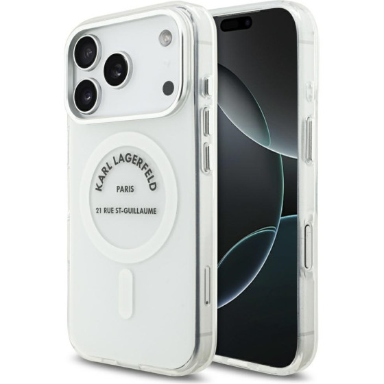 Karl Lagerfeld Iml Karl Rsg Logo Magsafe Case For Iphone 17 Pro Transparent - (KLHMP17LHKRSGPT)