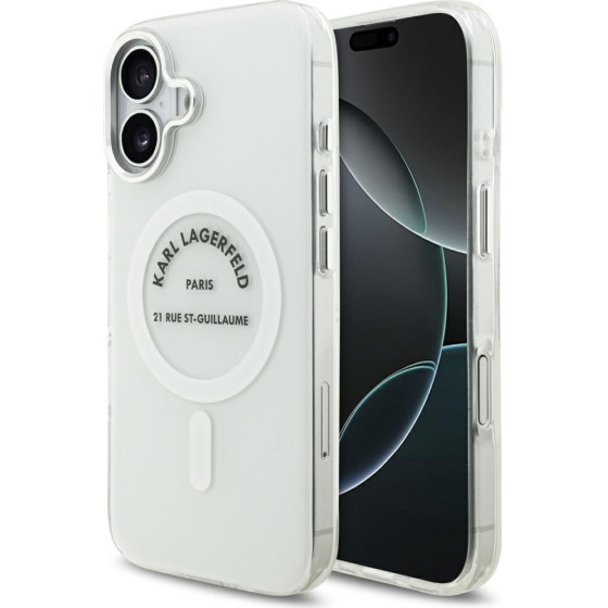 Karl Lagerfeld Iml Karl Rsg Logo Magsafe Case For Iphone 17 Transparent - (KLHMP17SHKRSGPT)