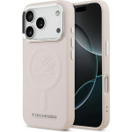 Karl Lagerfeld Initial & Metal Logo Magsafe Case For Iphone 17 Pro Max Pink - (KLHMP17XPGFKLRDP)