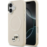 Karl Lagerfeld Karl & Choupette Pins Magsafe Case For Iphone 17 Beige - (KLHMP17SPSMLRKCE)