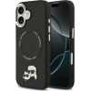 Karl Lagerfeld Karl & Choupette Pins Magsafe Case For Iphone 17 Black - (KLHMP17SPSMLRKCK)