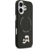 Karl Lagerfeld Karl & Choupette Pins Magsafe Case For Iphone 17 Black - (KLHMP17SPSMLRKCK)