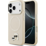 Karl Lagerfeld Karl & Choupette Pins Magsafe Case For Iphone 17 Pro Beige - (KLHMP17LPSMLRKCE)
