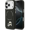 Karl Lagerfeld Karl & Choupette Pins Magsafe Case For Iphone 17 Pro Black - (KLHMP17LPSMLRKCK)