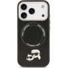 Karl Lagerfeld Karl & Choupette Pins Magsafe Case For Iphone 17 Pro Black - (KLHMP17LPSMLRKCK)