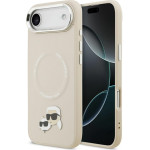 Karl Lagerfeld Karl & Choupette Pins Magsafe Case For Iphone Air Beige - (KLHMP17MPSMLRKCE)