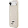 Karl Lagerfeld Karl & Choupette Pins Magsafe Case For Iphone Air Beige - (KLHMP17MPSMLRKCE)
