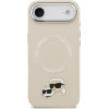 Karl Lagerfeld Karl & Choupette Pins Magsafe Case For Iphone Air Beige - (KLHMP17MPSMLRKCE)