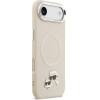 Karl Lagerfeld Karl & Choupette Pins Magsafe Case For Iphone Air Beige - (KLHMP17MPSMLRKCE)