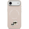 Karl Lagerfeld Karl & Choupette Pins Magsafe Case For Iphone Air Pink - (KLHMP17MPSMLRKCP)